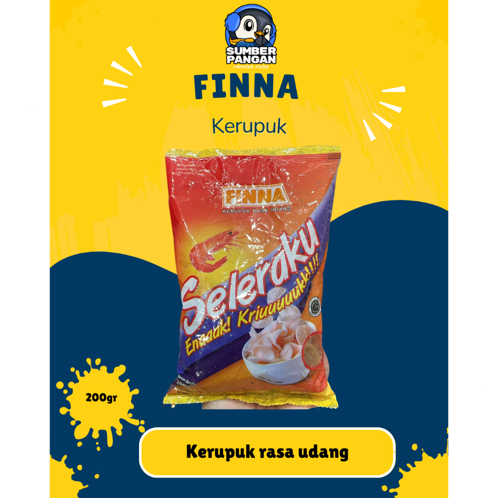 

Finna Kerupung rasa udang&bawang m200gr