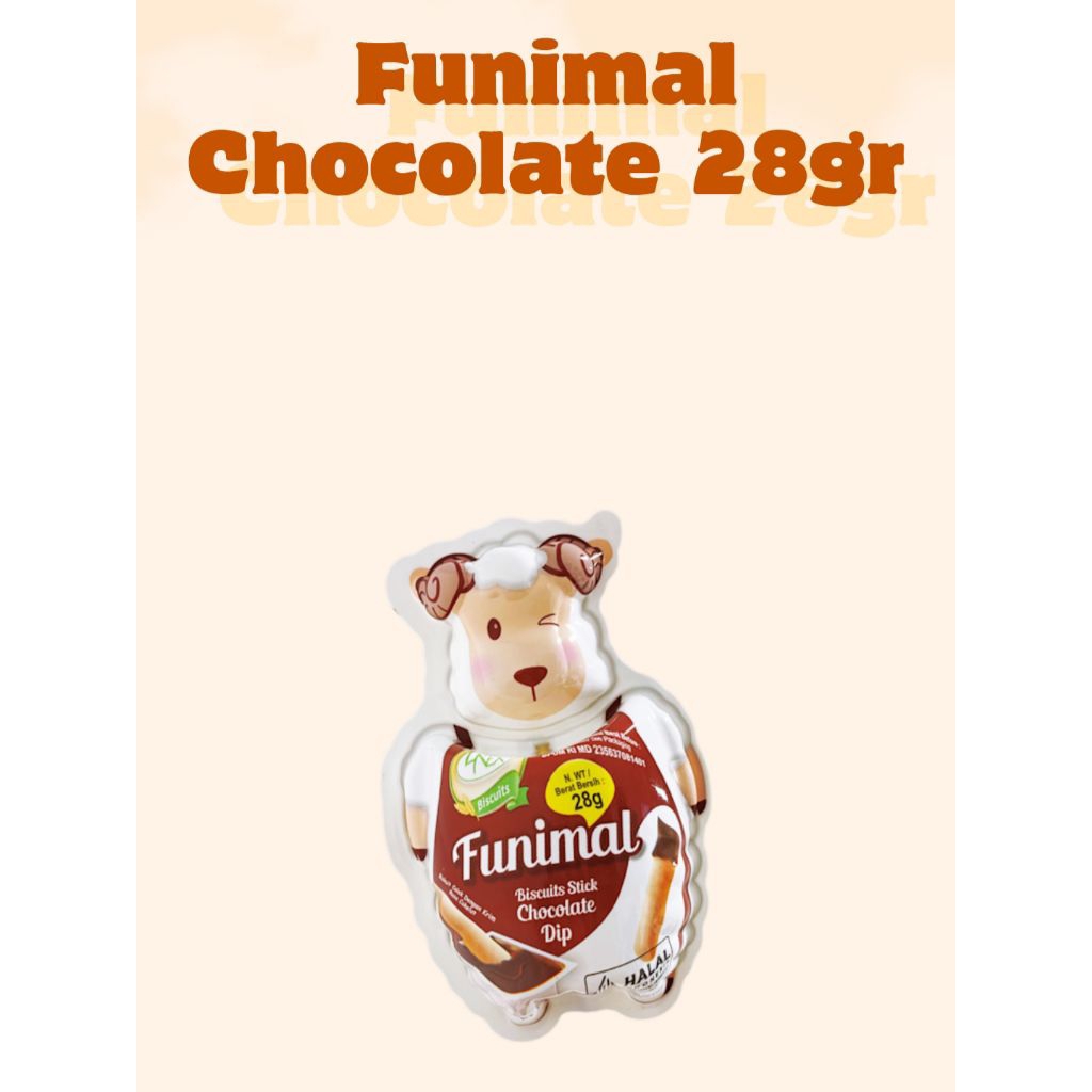 

FUNIMAL DOMBA COKLAT, VANILA, STROBERI 1Pack isi 10pcs