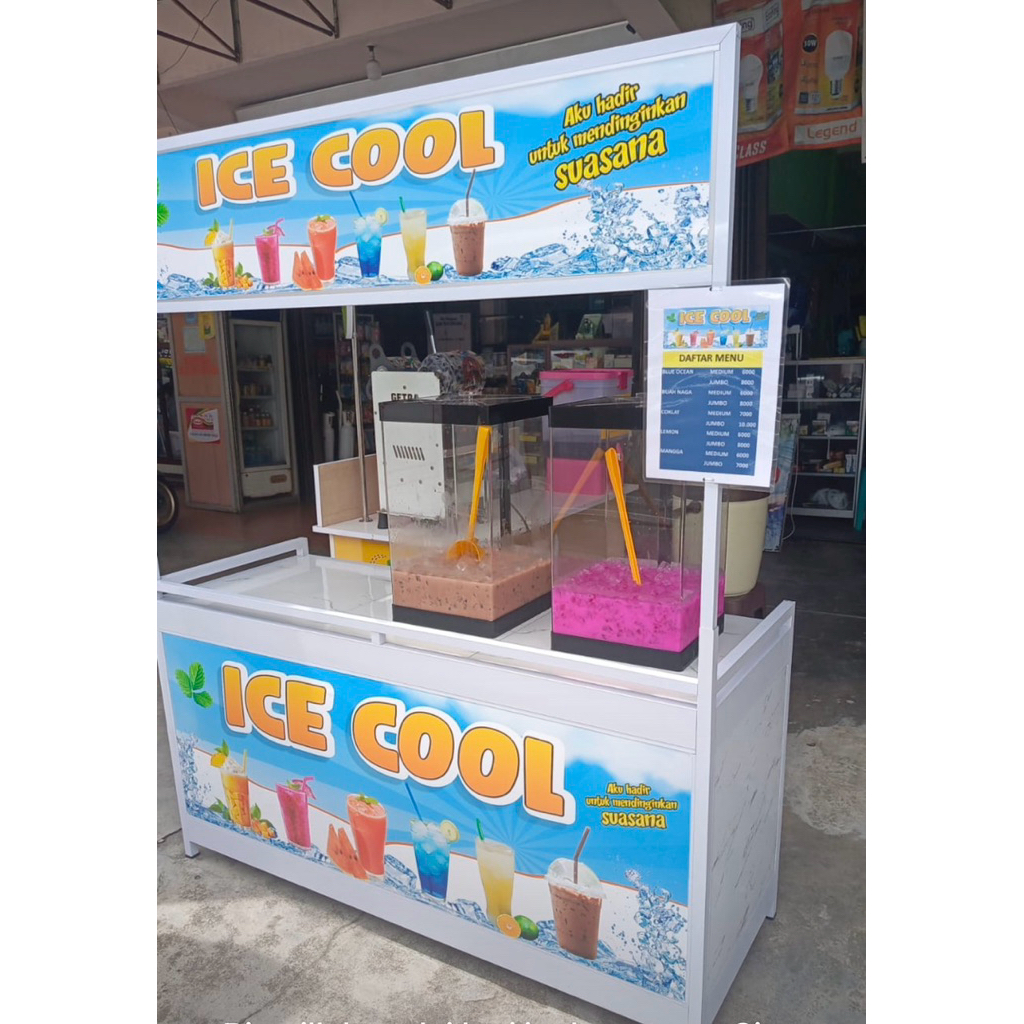 kotak es buah , box es , box es akrilik