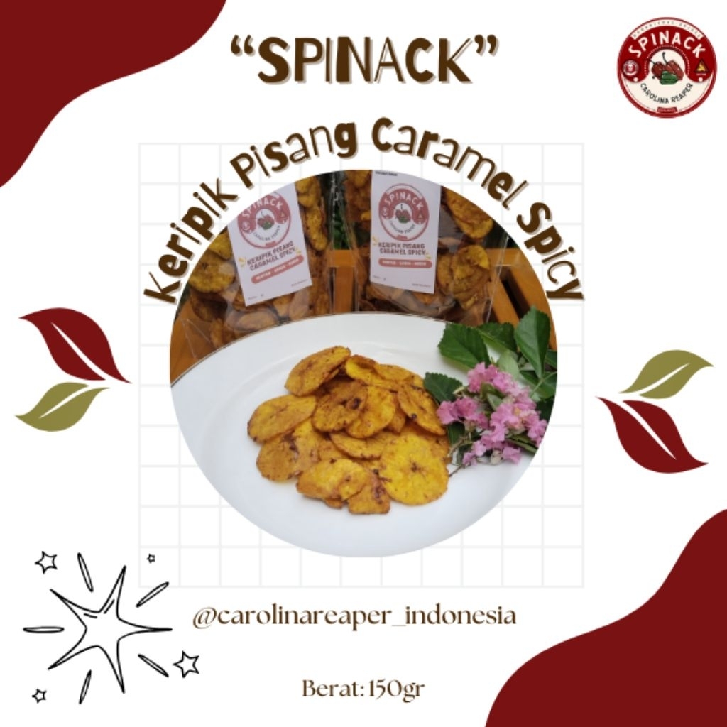 

SPINACK" Keripik Pisang Caramel Spicy
