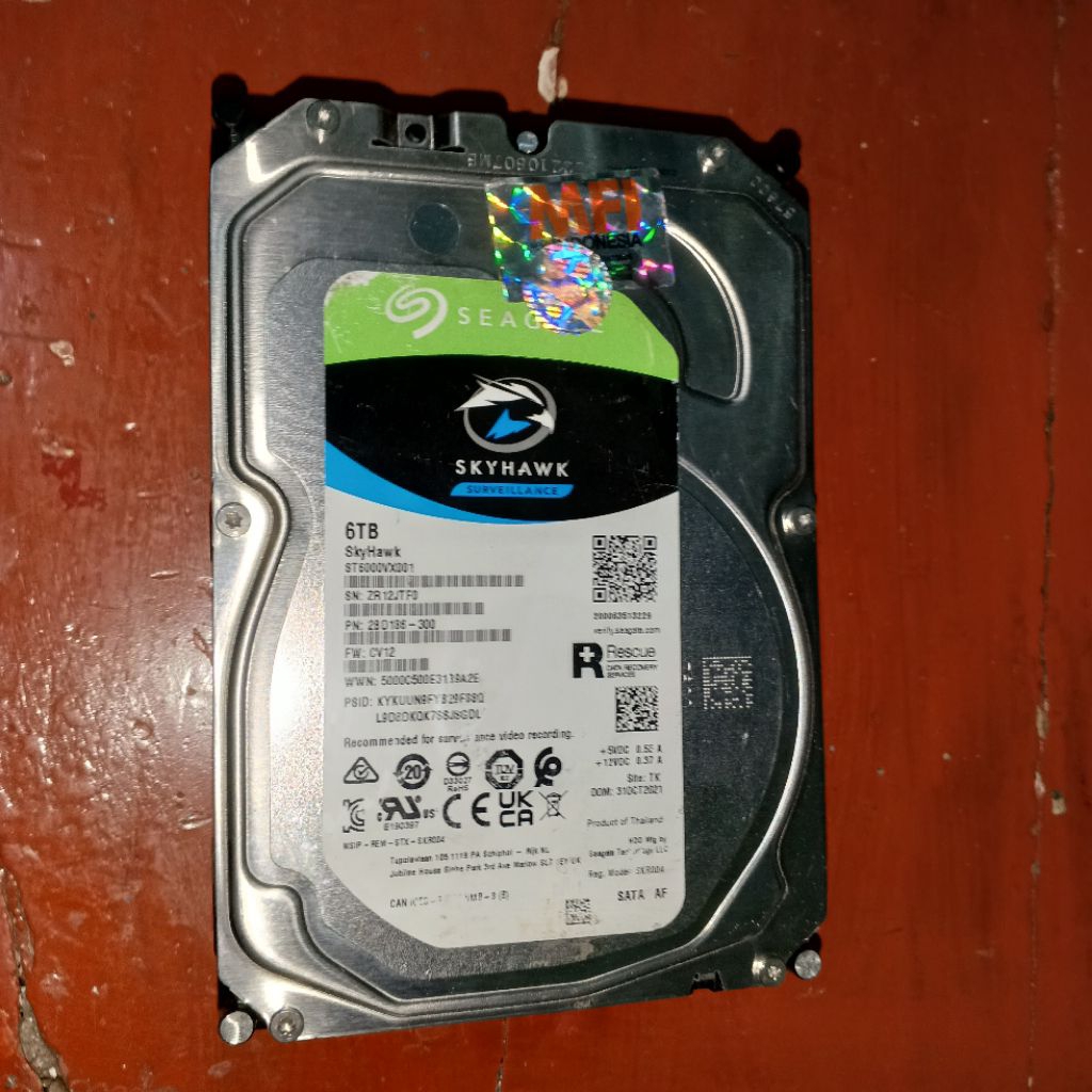 HDD Hardisk 2.5 inch dan 3.5 inch kapasitas 6TB 4TB, 3TB, 2TB 1TB. Baca deskripsi. No Normal.