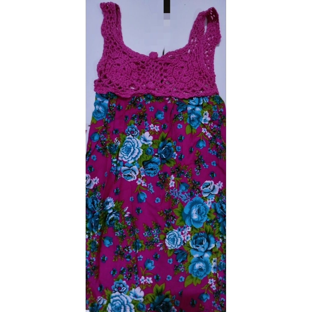 Dress Rajut Pantai Flower Anak