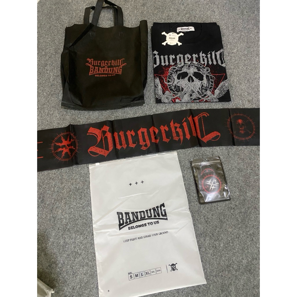 Burgerkill x BBTU Resilent Tour Anniversary 30 Tahun Original Resmi