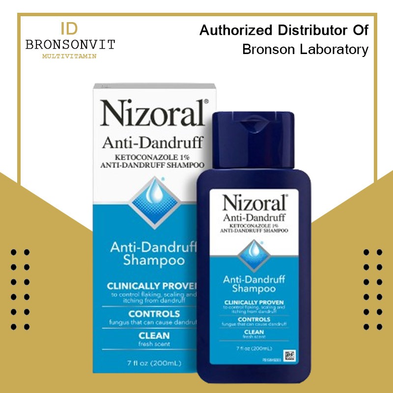 Nizoral Anti Dandruff Shampoo Ketombe 1% Ketoconazole 200ml