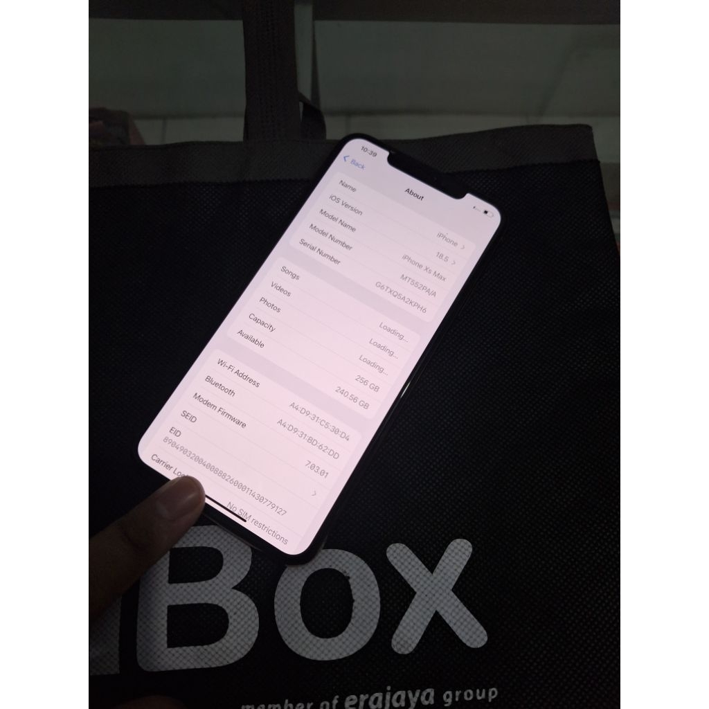 Iphone XS MAX 256 gb Resmi Ibox