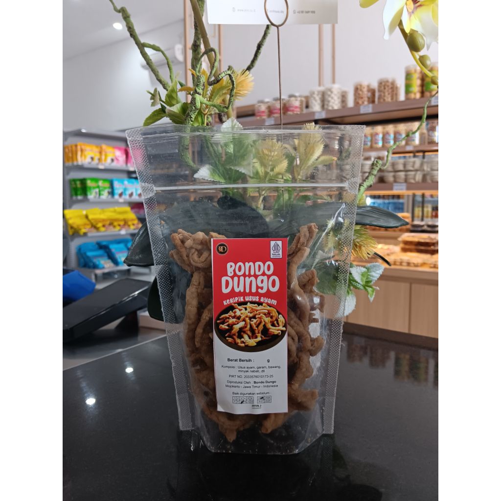 

Keripik Usus Ayam Bondo Dungo