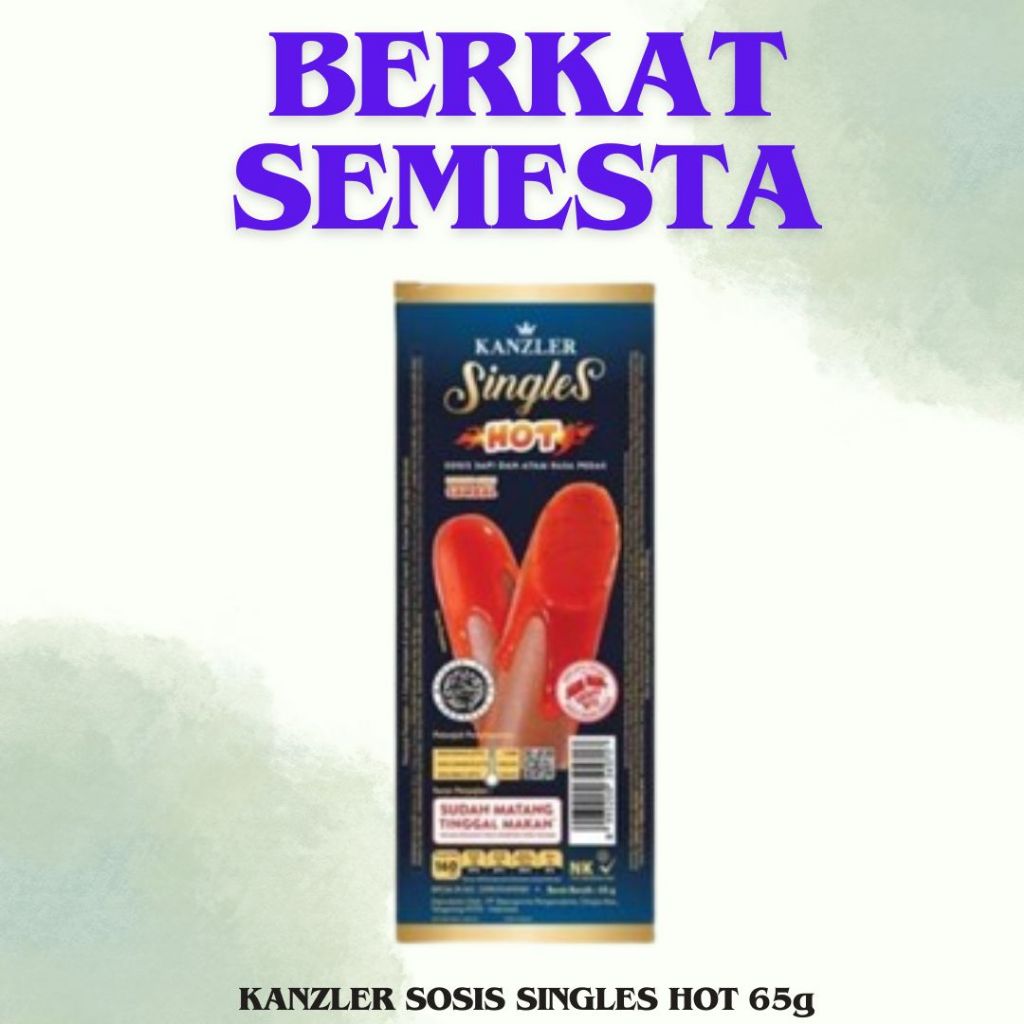

KANZLER SOSIS SINGLES HOT 65gr