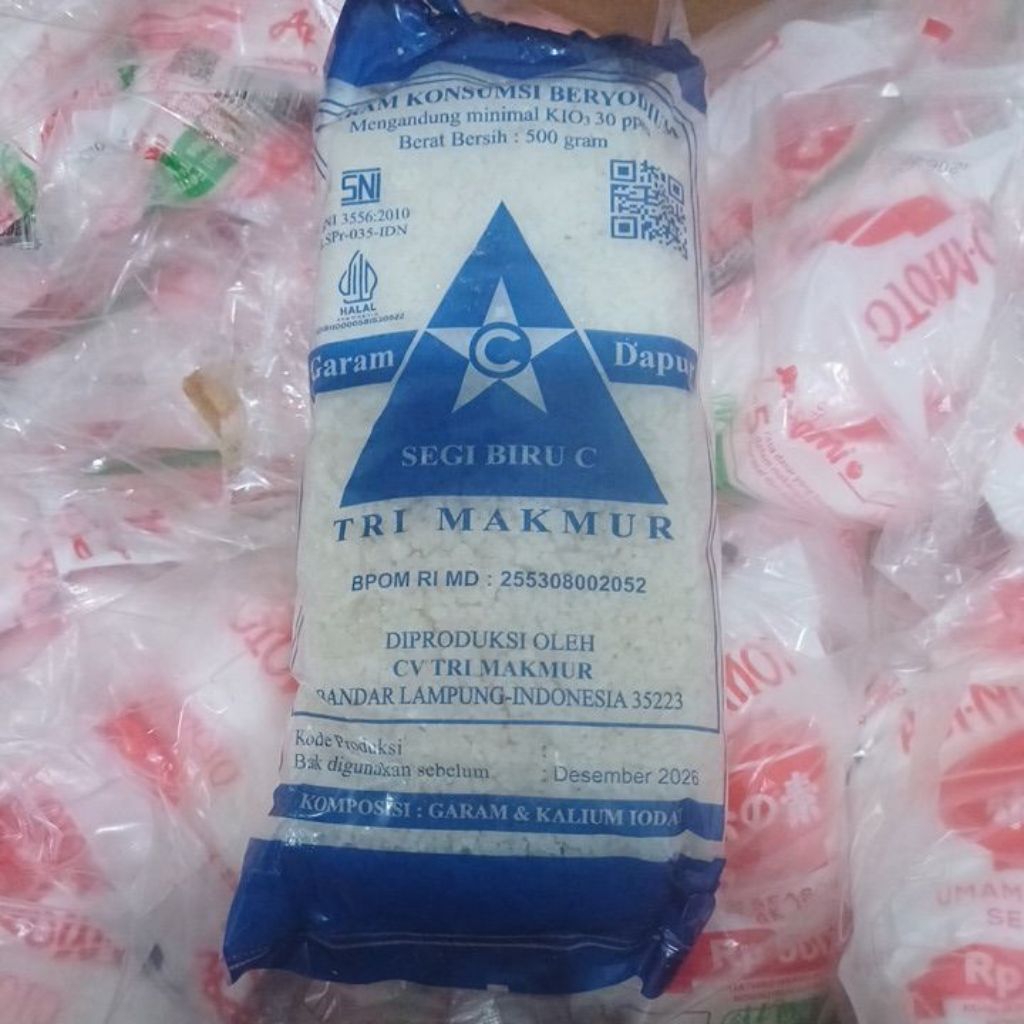 

garam segi biru c tri makmur 500gr 1pcs