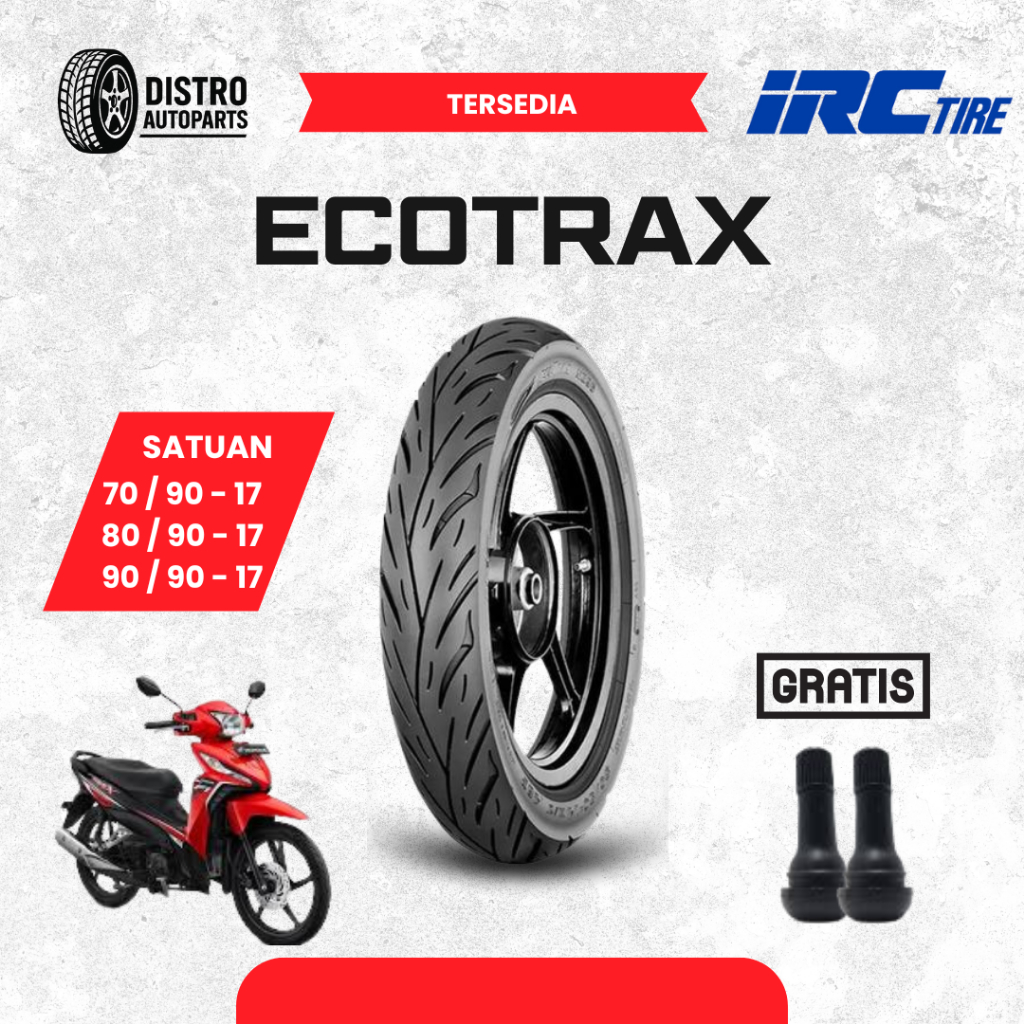 Ban Motor Ring 17 IRC Ecotrax NR96 Ban Tubles Revo Satria Fu Sonic Jupiter Supra Vega Karisma