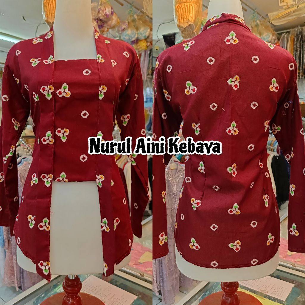 Kebaya Kutu Baru Jumputan Katun