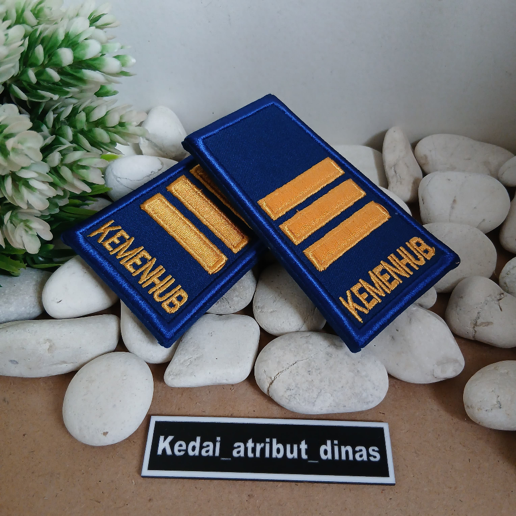 Pangkat pdh kemenhub 3C full bordir / Pangkat kemenhub 3C Kualitas premium