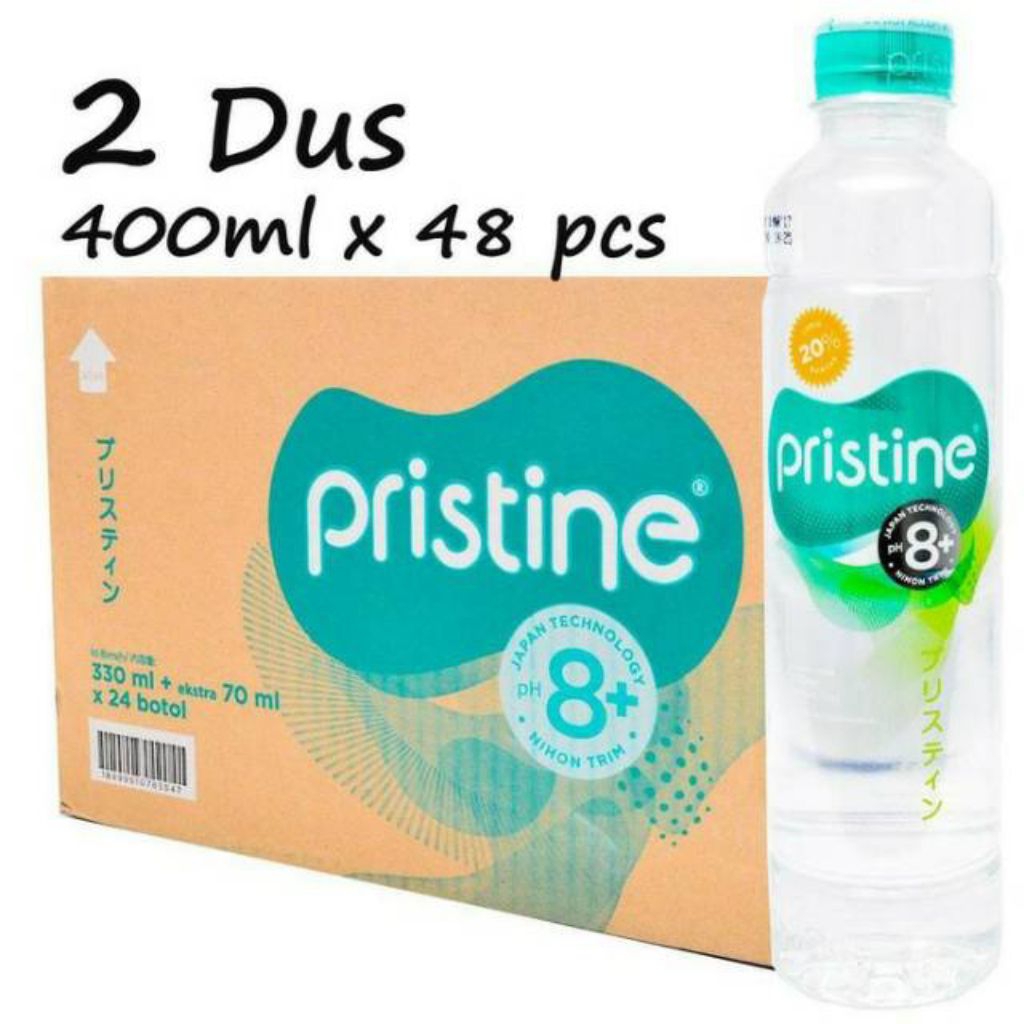 

Pristine 8.6+ 400ml 2 Dus Isi 48 Botol