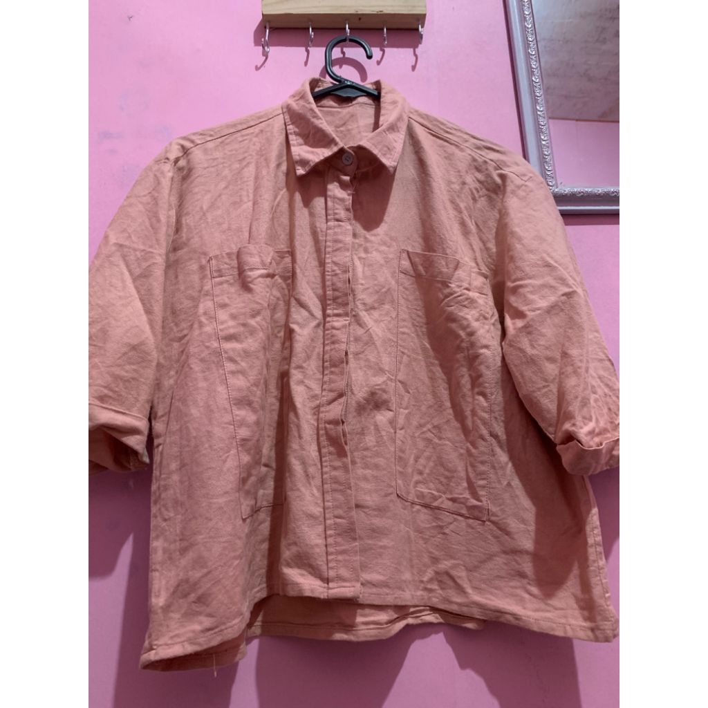 preloved_kemeja pink