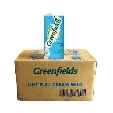 

[ PER DUS ] GREENFIELDS UHT FULL CREAM MILK 950 SUSU CAIR GREENFIELDS