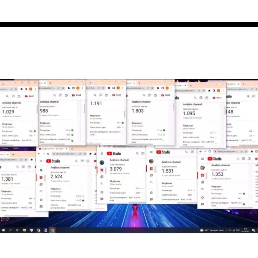 adsense pin + youtube + follower tiktok