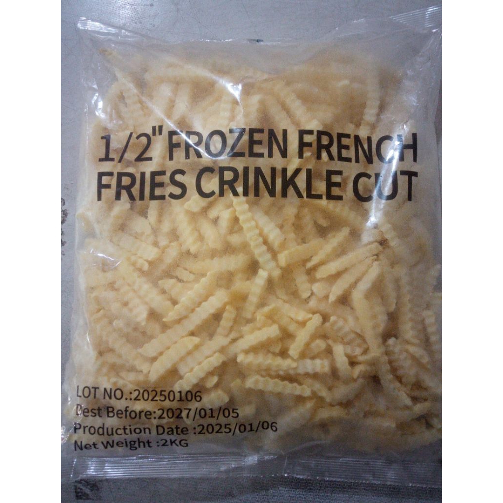 

SHANDONG kentang crincle cut 2kg