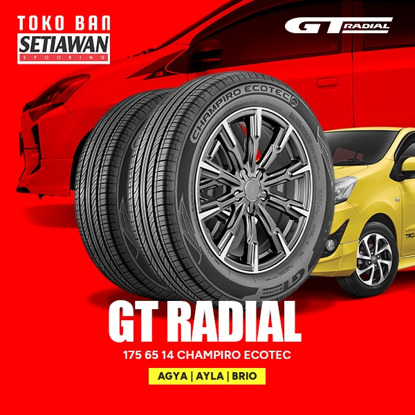 Ban Mobil Agya / Ayla / Brio 175/65 R14 Gajah Tunggal Champiro Ecotec