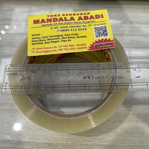 

Lakban Bening / Coklat 48mm x 90Yard/100Mtr Cortape - Putih