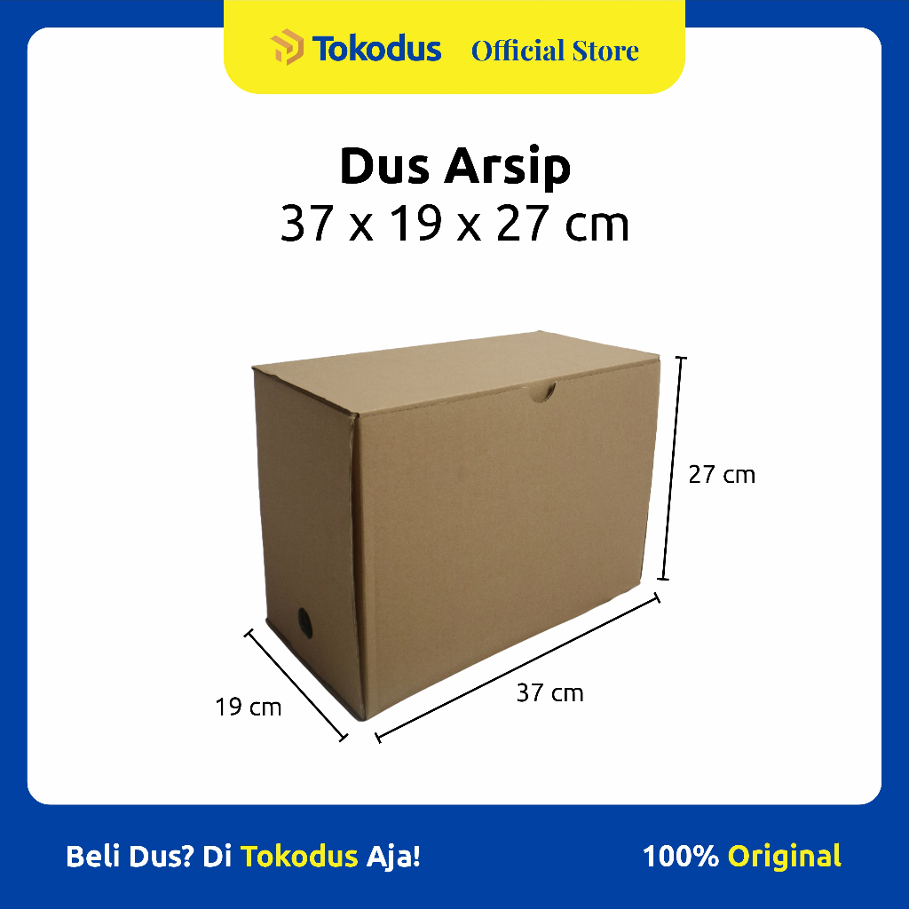 

Kardus Polos uk 37 x 19 x 27 cm | Kardus Packing | Kardus Murah | Dus Kemasan - Tokodus Katapang