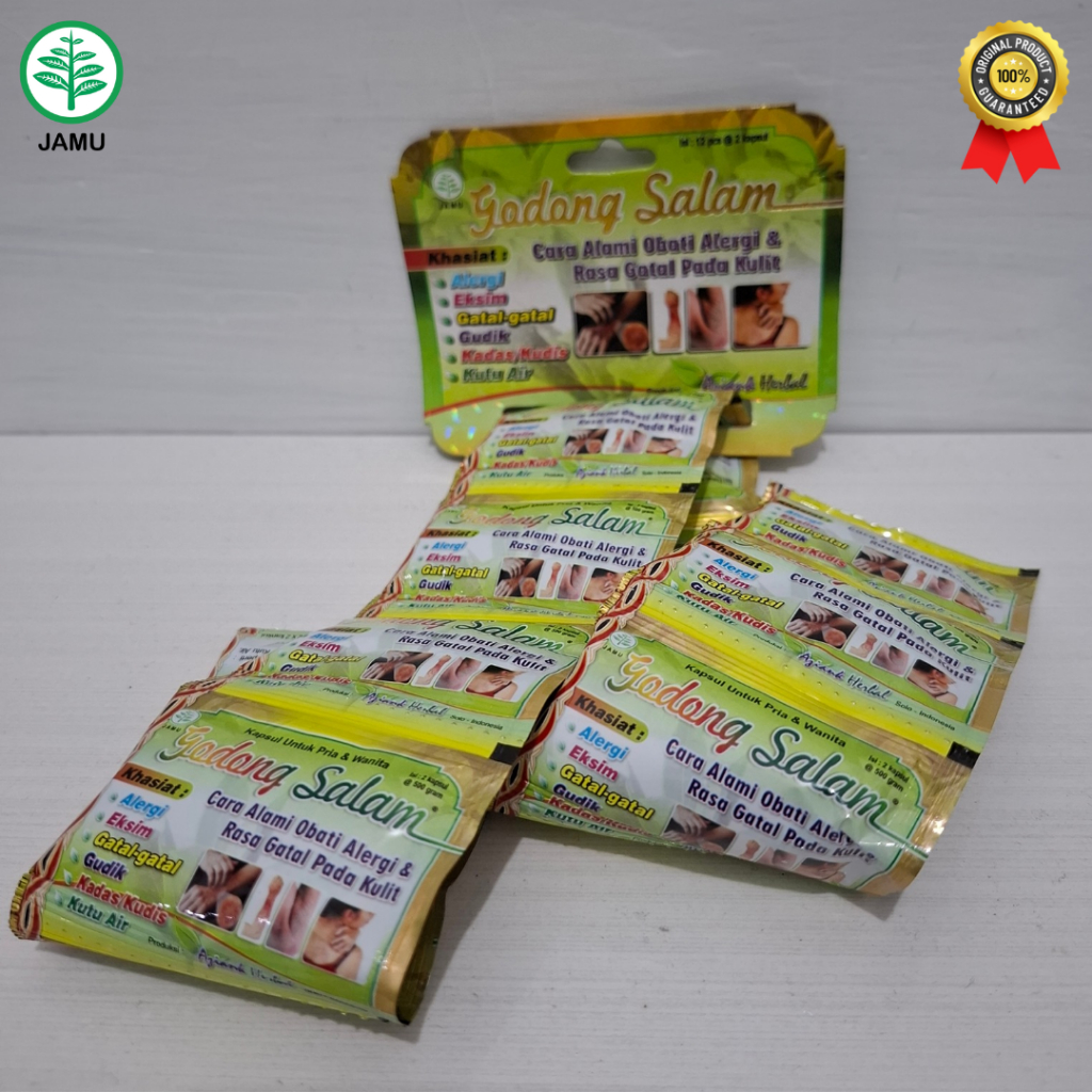 Godong Salam Obat Alergi & Gatal Pada Kulit