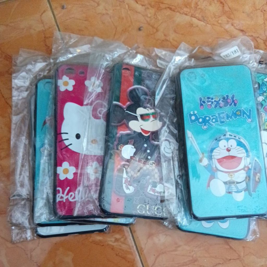 Case karakter Vivo Y83/Y81 variasi lengkap karakter doraemon hello kitty