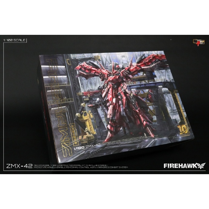 Mechanicore ZMX-42 FIREHAWK 1/100 Model Kit Edisi Spesial 10th Anniv
