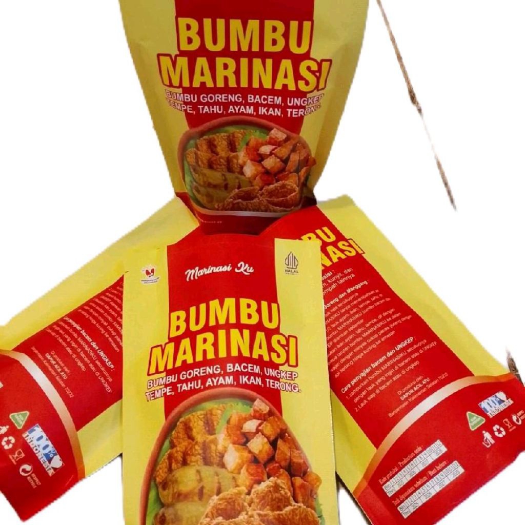 

( BAYAR DI TEMPAT 500g ) MARINASIKU BUMBU BACEM- MARINASI SAMBEL LAUK- BUMBU GORENG - UNGKEP - TAHU, TEMPE, AYAM, IKAN, TERONG, SAYUR, KUAH, BASAH, KERING, TAMPA PENGAWET, BEBAS KIMIA, TAHAN LAMA, SAMBEL LAUK KHAS NEGARA BUMBU LAUK MARINASI ACIL GEMOY