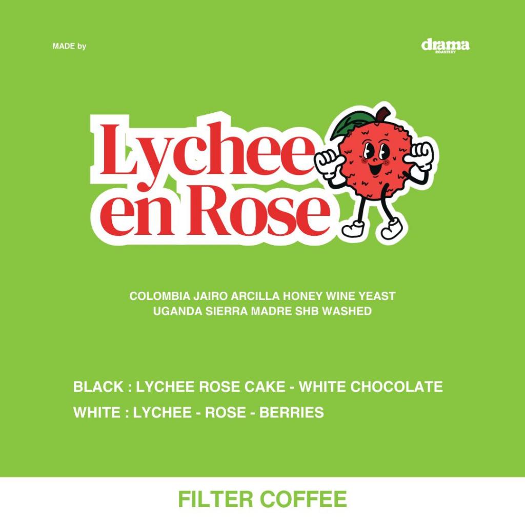 

Lychee en Rose Blend Beans Arabika Omni Roast