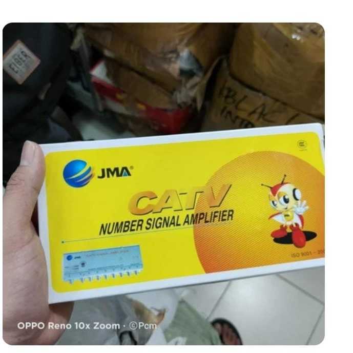 RG7943 Catv signal amplifier rayden 8w 8way 8 way 30db bagus dijamin by PCM LTC GLODOK