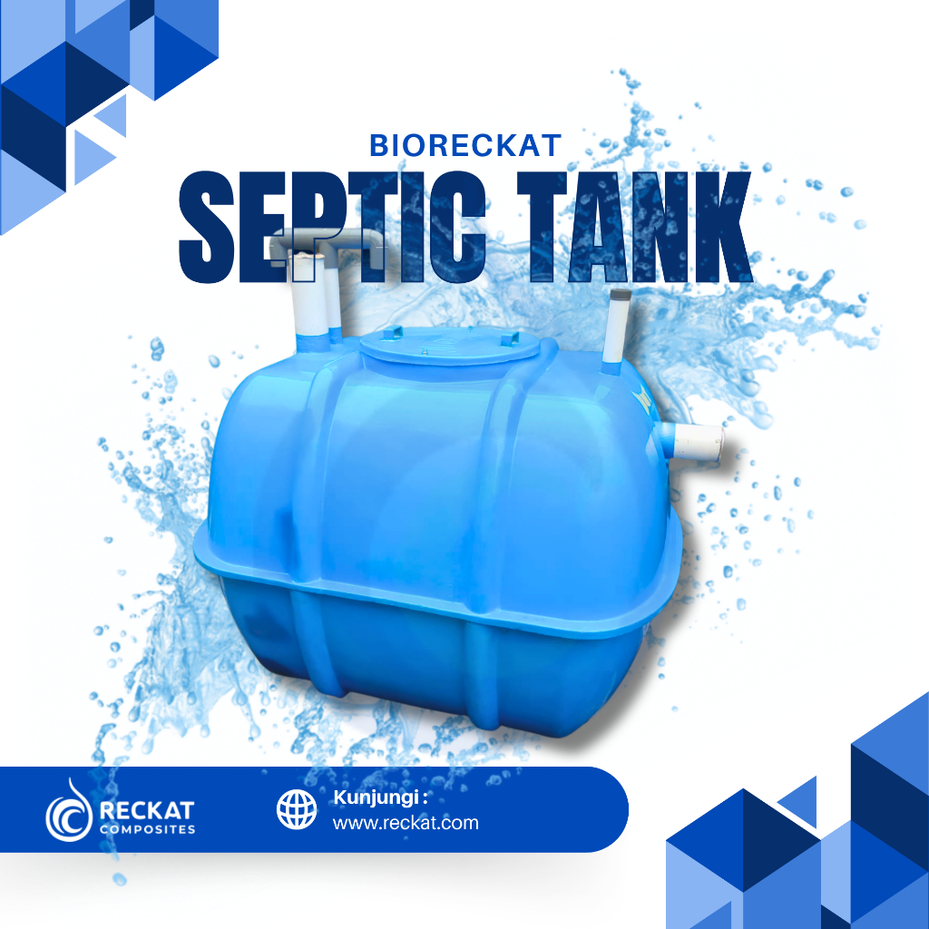 Septic Tank Tersertifikasi/Bioseptictank / Septic Tank Bioreckat/ Septictank 1000 Liter / 2000 Liter