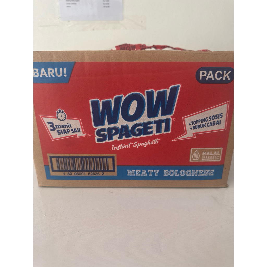 

Wow spageti kartonan