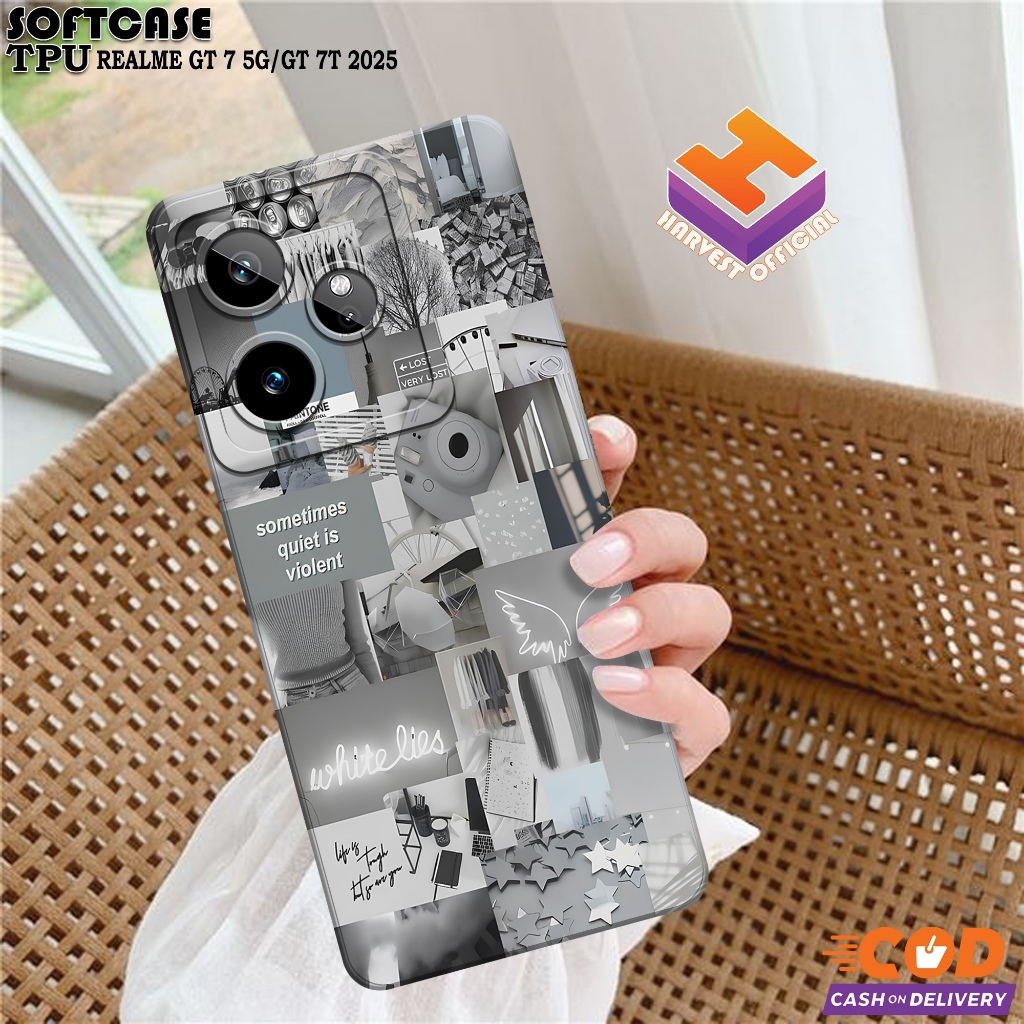 Case Hp REALME GT 7 5G/GT 7T 2025 - Soft Pro Camera - Softcase REALME GT 7 5G/GT 7T - Casing REALME 