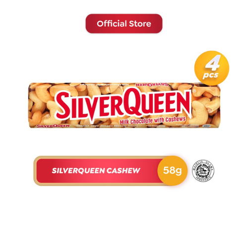

Silverqueen Cashew 58g x 4 pcs