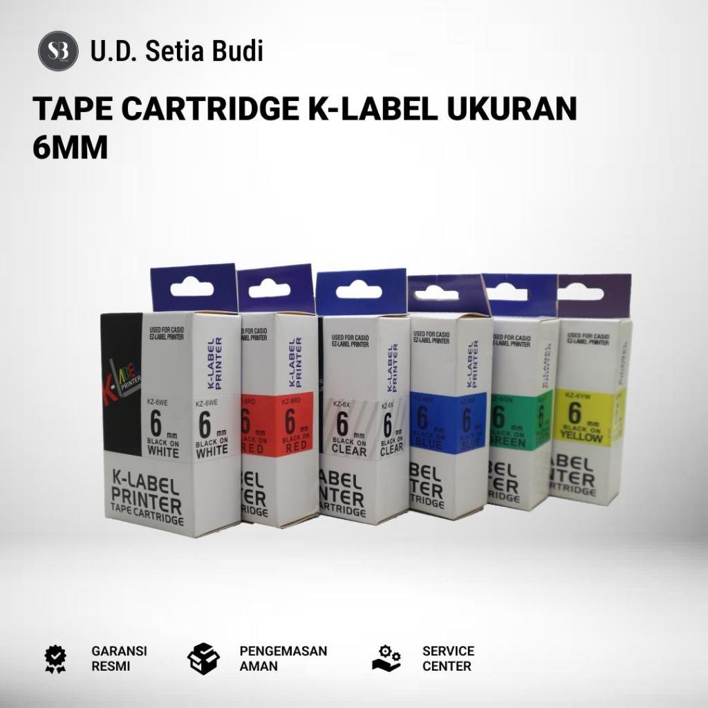 

K-Label Printer 6mm Compatible CASIO EZ-Label Printer 6mm