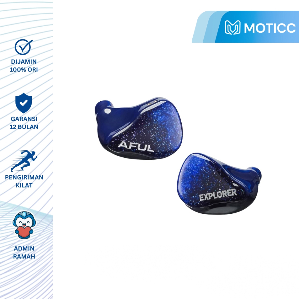 AFUL Explorer 1DD+2BA IEM 0.78mm 2Pin RLC Frequency Division Wired Audiophile Earphone Hybrid Driver