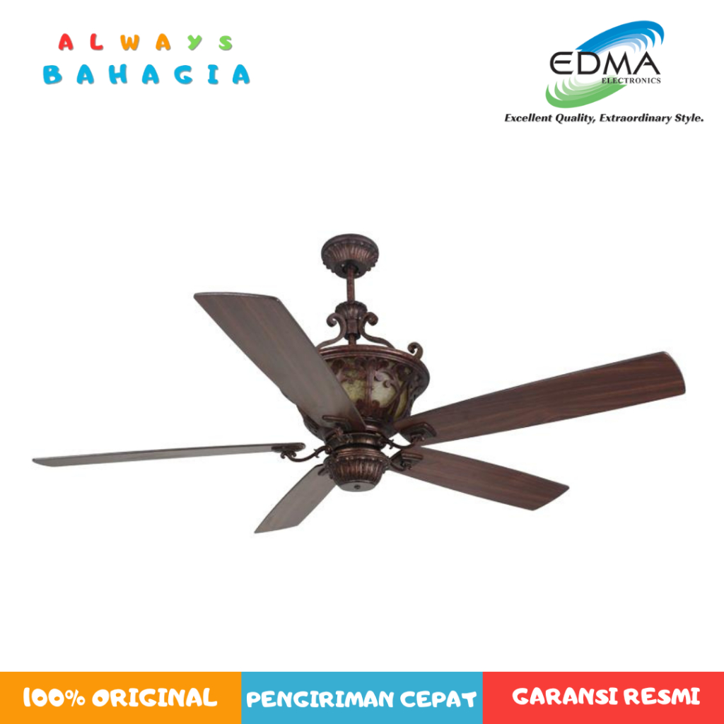 MT. EDMA PALERMO 60" Kipas Angin Dekorasi Gantung Dengan Remote