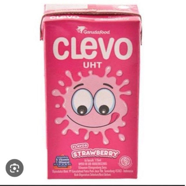 

Susu UHT Clevo Strawberry 115ml by Garuda Food