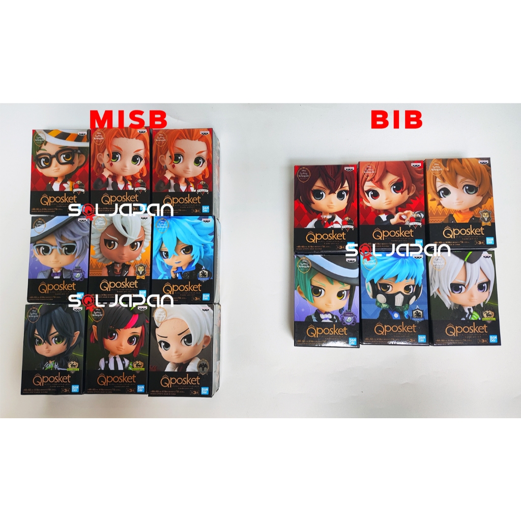 Twisted Wonderland Q Posket Petit Figure Riddle Ace Deuce Cater Trey Leona Ruggie Jack Azul Floyd Ja