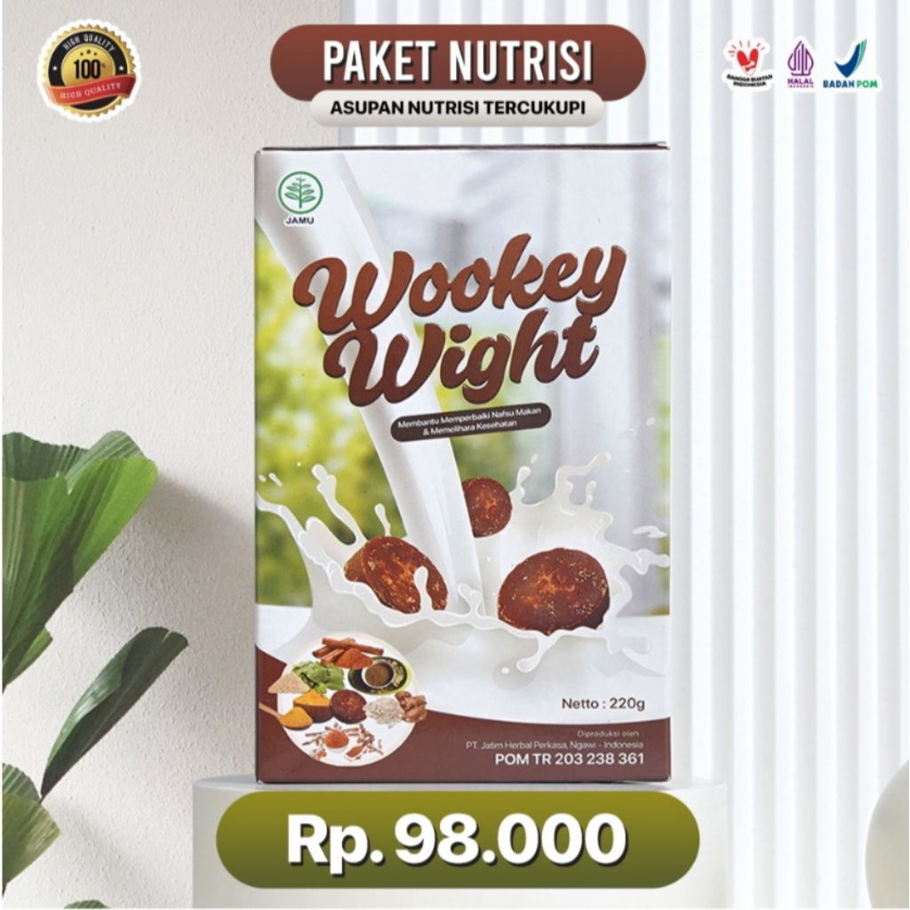 

Wookey Weight - Susu Penambah Berat Badan 220 gr