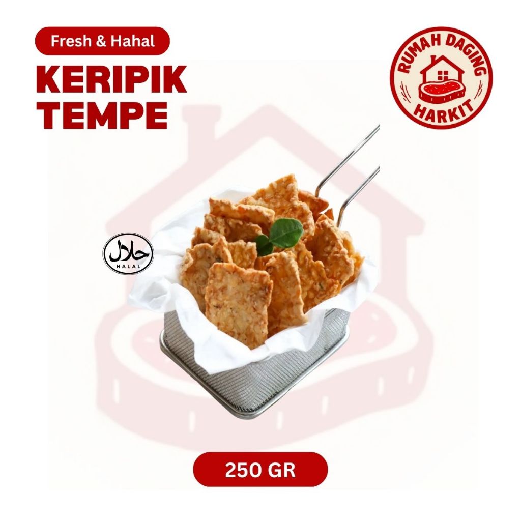 

Keripik Tempe Gurih 250gr Kab Tangerang