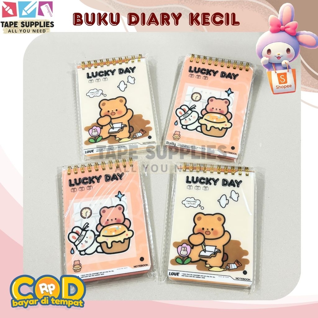 

Buku Pocket Notepad BUKU SAKU Ring DIARY KECIL ANAK - Buku Catatan Lucu
