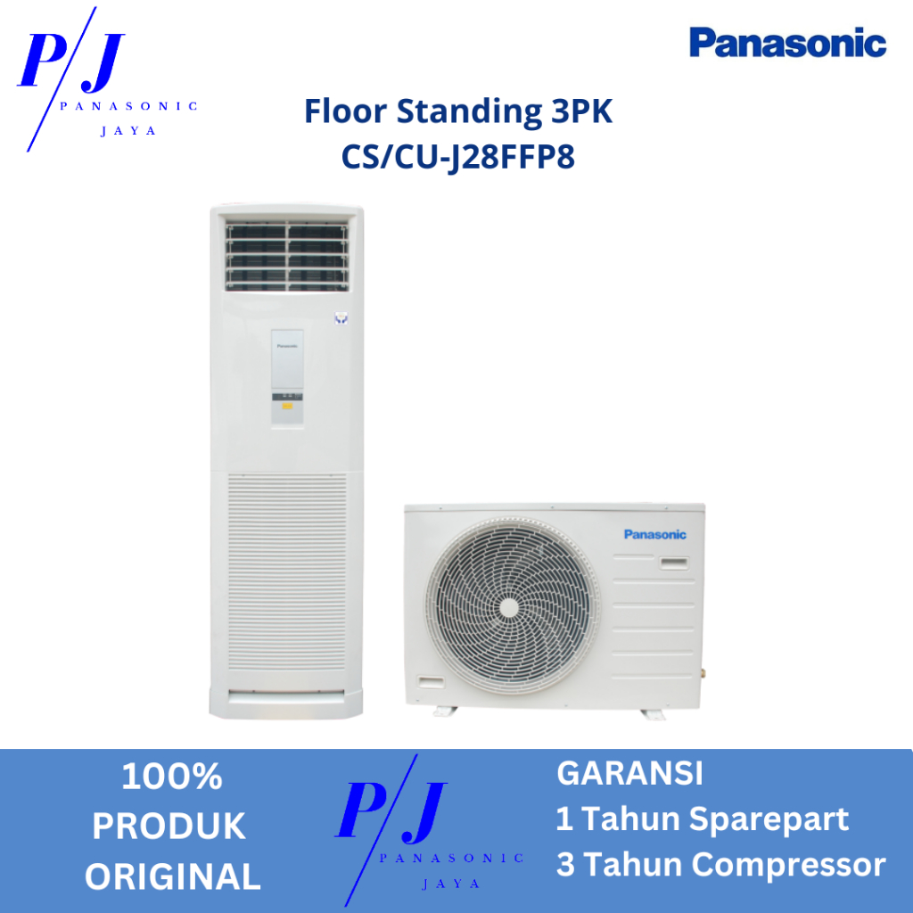 AC PANASONIC AC FLOOR STANDING 3PK J28FFP8 (Unit Only)
