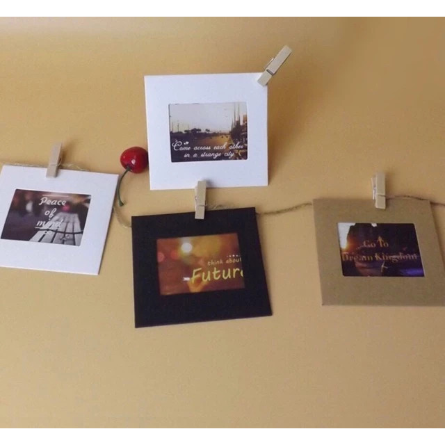 Foto frame korea 2R,  foto frame polaroid, bingkai foto polaroid 2R, bingkai foto gantung klip