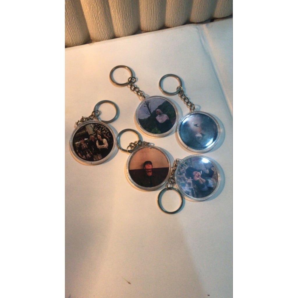 gantungan kunci akrilik custom foto nama||custom kartun nama