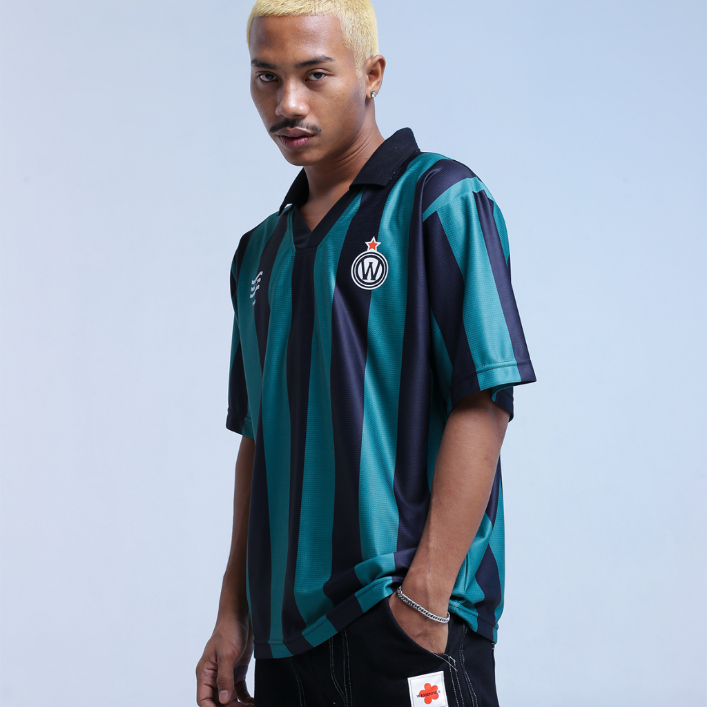 W.Essentiels VfL Weimar Home Football Jersey Black/Verde