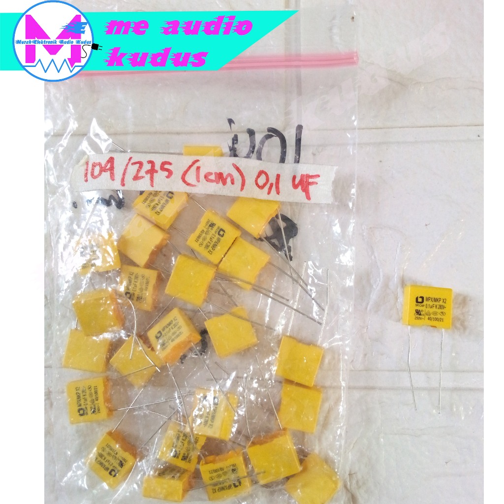 CAPASITOR MKT 104/275 (1CM) 0,1 uF