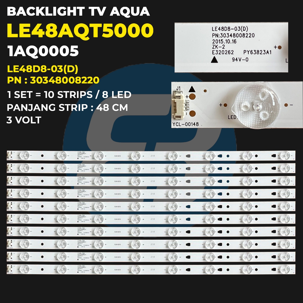 BACKLIGHT TV AQUA 48 Inch LE48AQT5000 48AQT5000