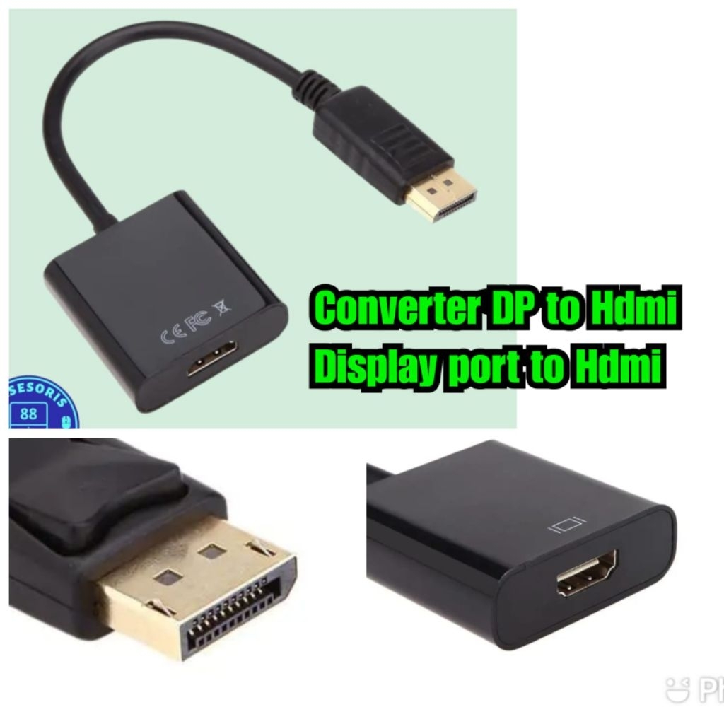 converter dp to hdmi display port to hdmi konverter display port ke Hdmi