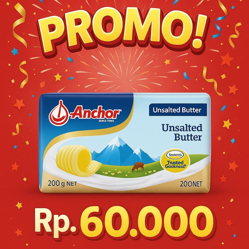 

Anchor Unsalted Butter 200gr