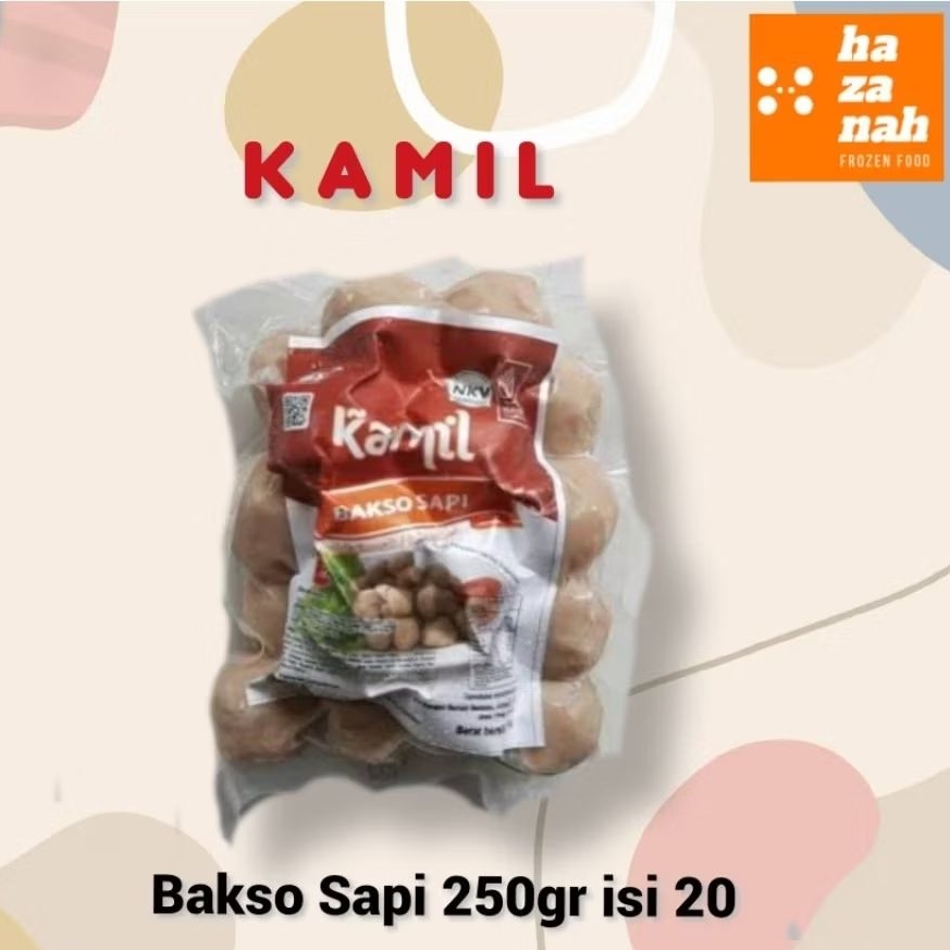 

Kamil Bakso Sapi isi 20 250gr
